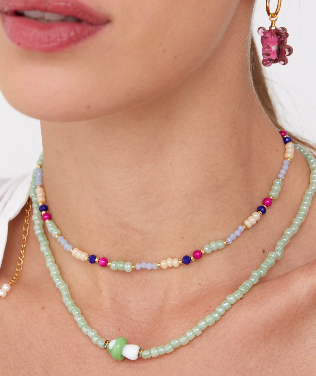 Forest Muse Mushroom Necklace