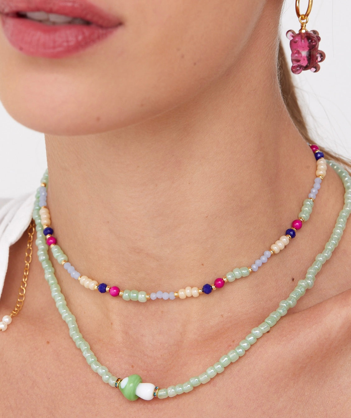 Forest Muse Mushroom Necklace