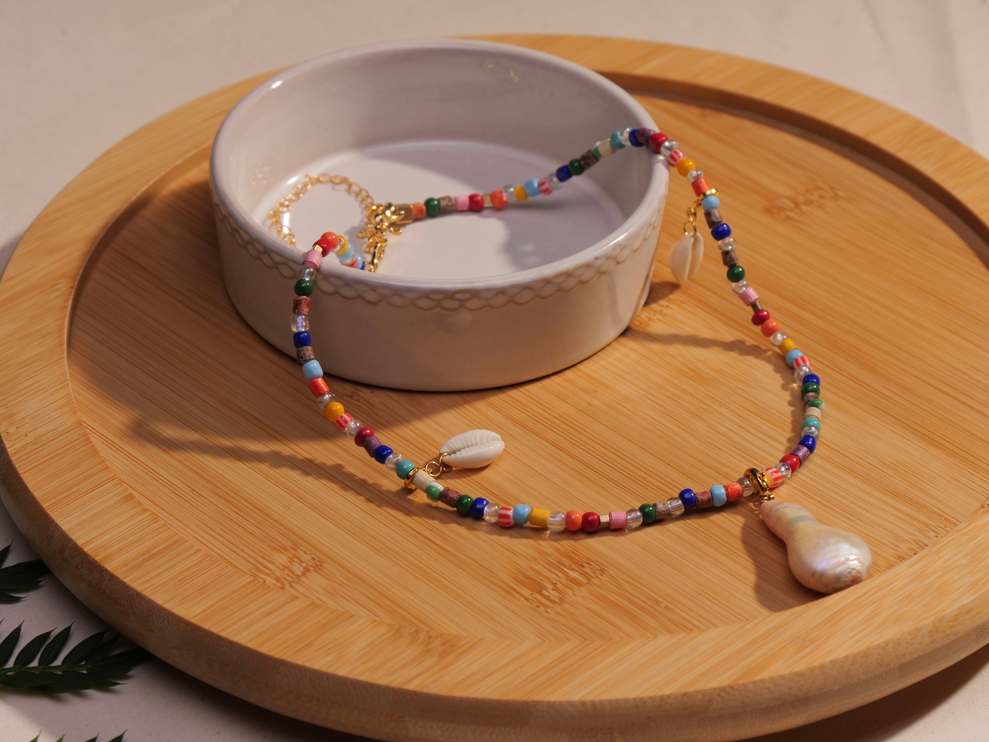 Sunset Pearl Necklace